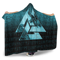 viking-hooded-blanket-huginn-muninn-ravens-from-odin-viking-cyan-version-hooded-blanket
