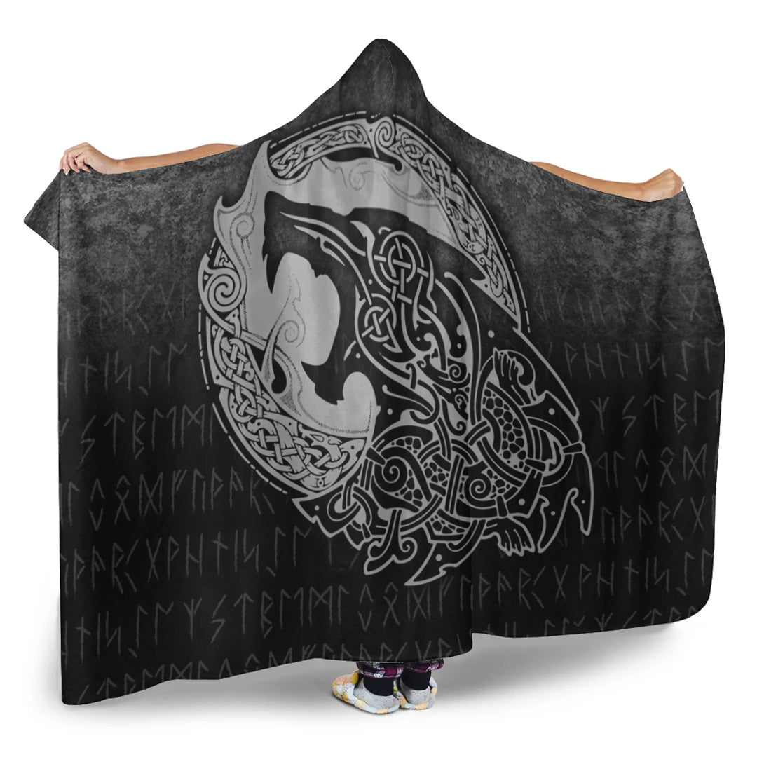 viking-hooded-blanket-fenrir-viking-3d-tattoo-special-version-hooded-blanket