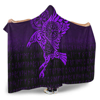 viking-hooded-blanket-raven-vegvisir-tattoo-purple-version-hooded-blanket