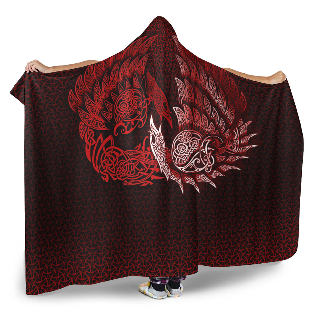 viking-hooded-blanket-ragnarok-huginn-muninn-red-version-hooded-blanket