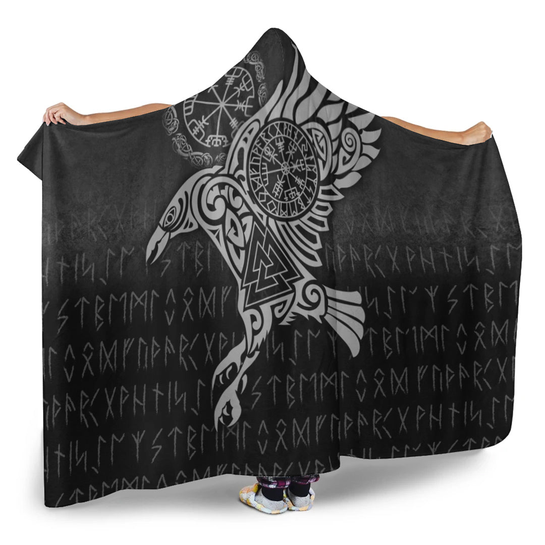 viking-hooded-blanket-raven-vegvisir-tattoo-special-version-hooded-blanket