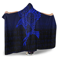 viking-hooded-blanket-raven-vegvisir-tattoo-blue-version-hooded-blanket
