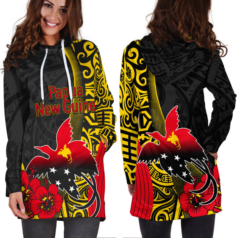 Papua New Guinea Hoodie Dress Vibe Style LT6 - Wonder Print Shop
