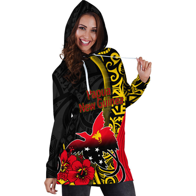Papua New Guinea Hoodie Dress Vibe Style LT6 - Wonder Print Shop