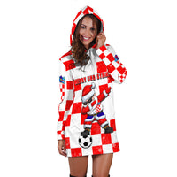Croatia Christmas Santa Claus Dabbing Hoodie Dress Replica Football Jersey LT6 - Wonder Print Shop