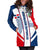 Dominican Republic Hoodie Dress Simple Vibe LT6 - Wonder Print Shop