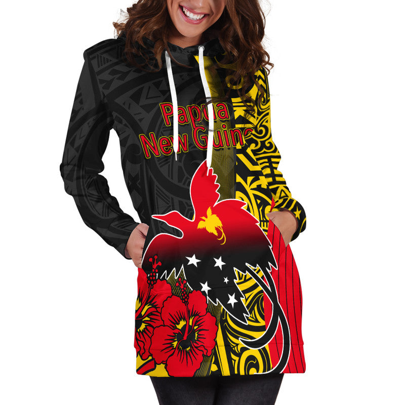 Papua New Guinea Hoodie Dress Vibe Style LT6 - Wonder Print Shop