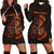 Viking Hoodie Dress Fierce Wolf Totemic Animal RLT12 - Wonder Print Shop