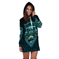 Viking Hoodie Dress Odin With Fenrir RLT12 - Wonder Print Shop