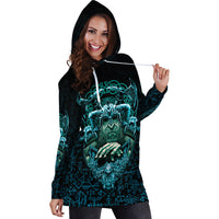 Viking Hoodie Dress Odin With Fenrir RLT12 - Wonder Print Shop