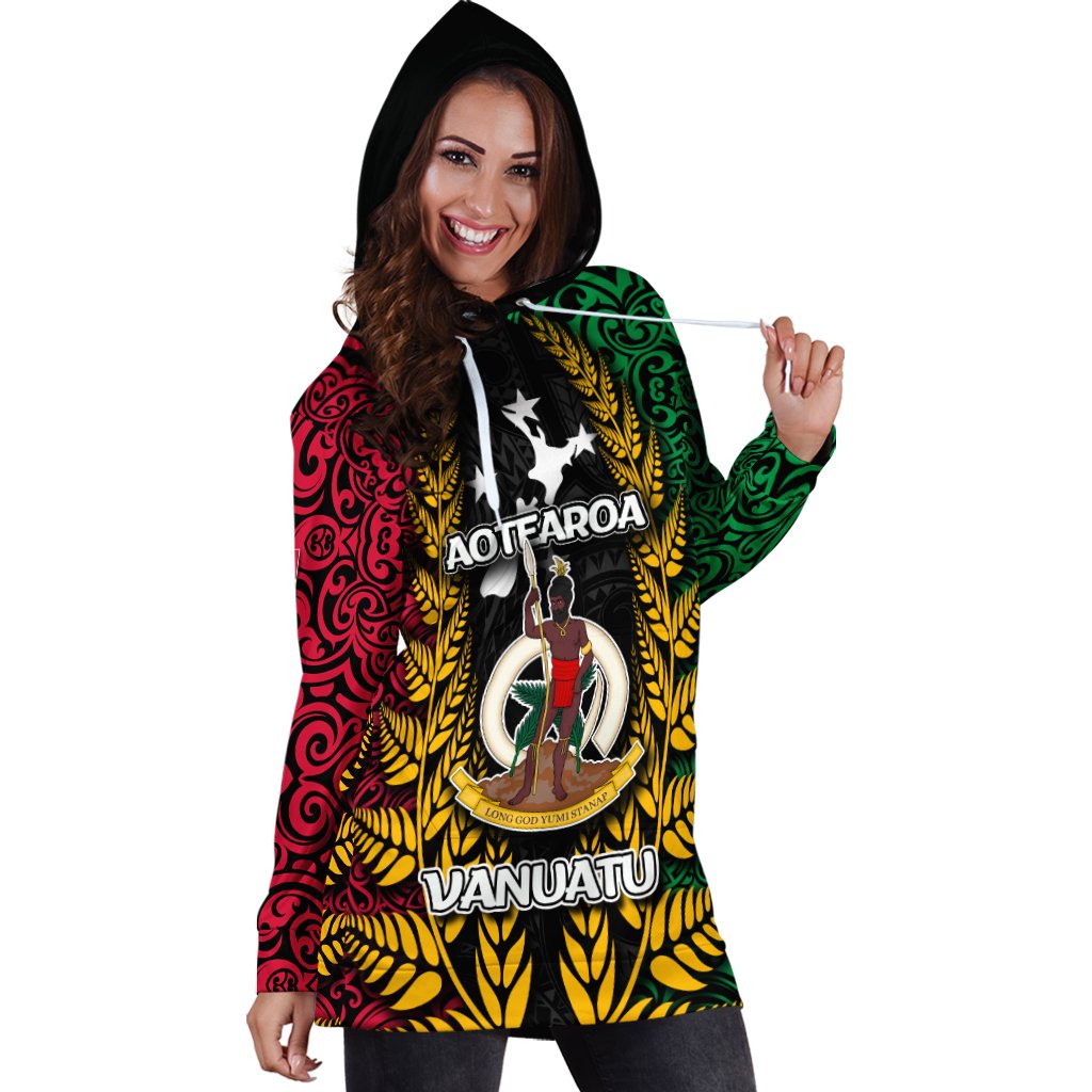 Vanuatu Hoodie Dress Mix Aotearoa LT6 - Wonder Print Shop