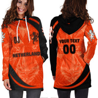 (Custom Personalised) The Netherlands Football 2021 Women Hoodie Dress Sport Style LT16 - Wonder Print Shop