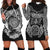 Viking Hoodie Dress Raven and Wolf RLT12 - Wonder Print Shop