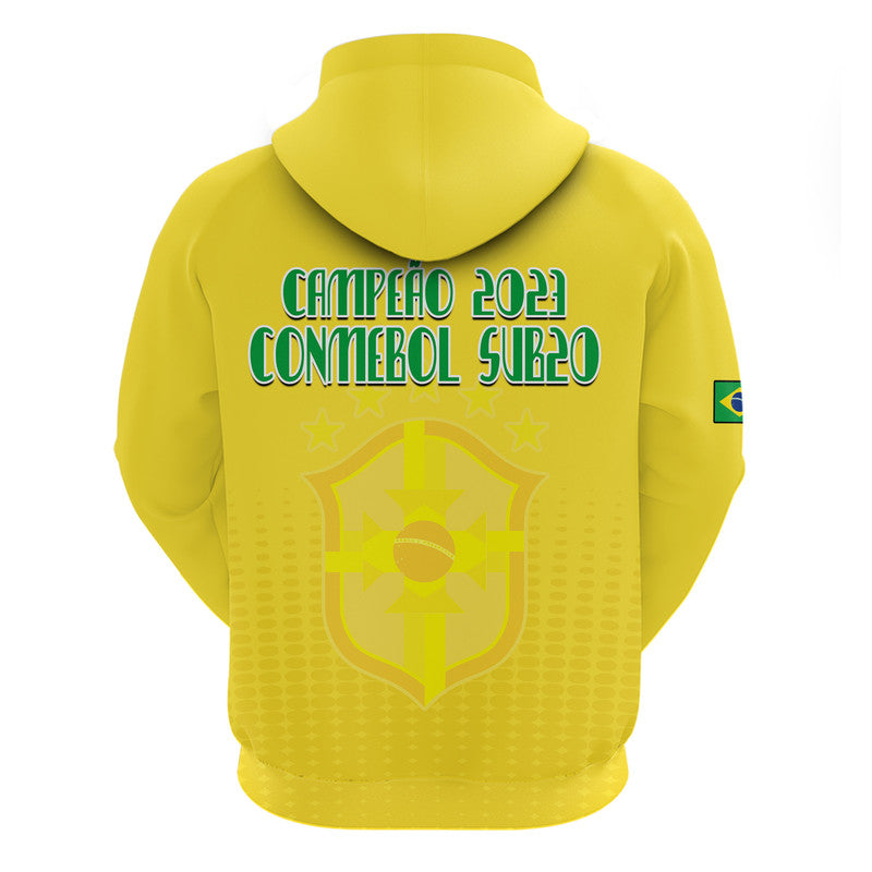 Brazil Football Sub20 Champions South American Hoodie - Wonder Print Shop