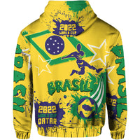 Brazil Football 2022 Hoodie - Wonder Print Shop