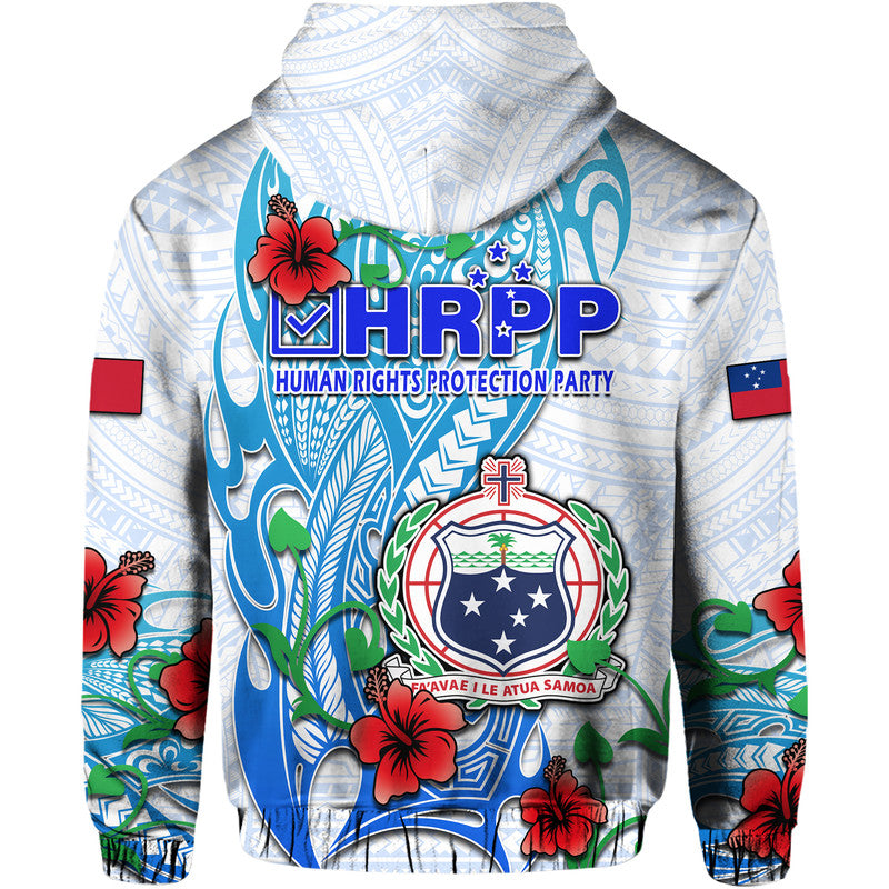 Special Samoa HRPP Party Hoodie Tribal Samoan Hibiscus Design - Wonder Print Shop