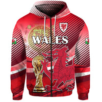 Wales Football Champions Qatar 2022 Sport Style Hoodie Red - Wonder Print Shop