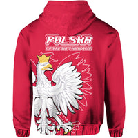 Poland Football Coat of Arms No1 Hoodie - Wonder Print Shop