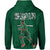 Saudi Arabia Football with Flag Background Hoodie - Wonder Print Shop