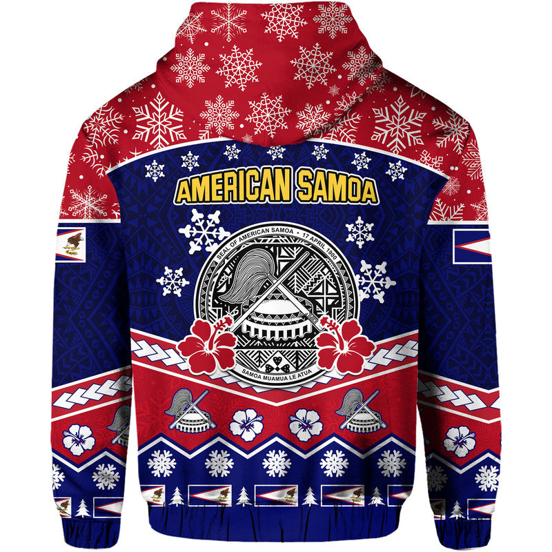 American Samoa Tribal Polynesian Christmas Vibe Hoodie - Wonder Print Shop