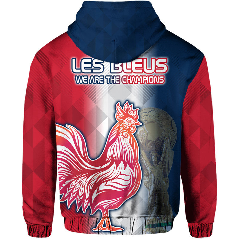 France Football Qatar Roosters Champions 2022 Hoodie - Wonder Print Shop