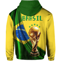 Brazil Hoodie Football Champions WC 2022 - Wonder Print Shop
