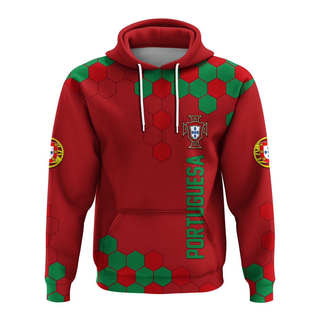 Custom Portugal Football 2022 Hoodie Portuguesa Selecao - Wonder Print Shop