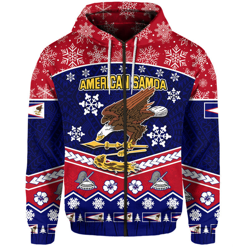 American Samoa Tribal Polynesian Christmas Vibe Hoodie - Wonder Print Shop