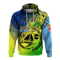 Malampa Fiji Day Hoodie Flags Mix Style - Wonder Print Shop
