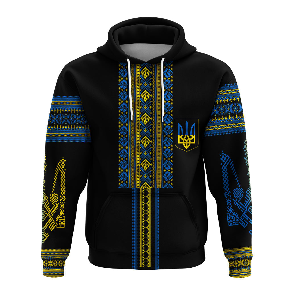 Ukraine Folk Patterns Folk Pattern Hoodie Slava Ukraini - Wonder Print Shop