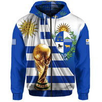 Custom Uruguay Football La Celeste World Cup Hoodie - Wonder Print Shop