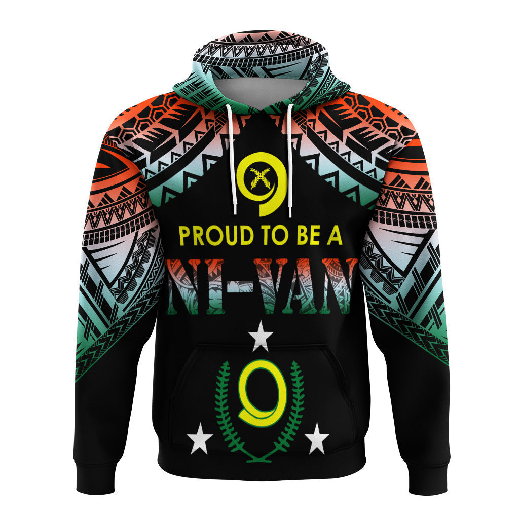 Vanuatu Proud To Be A Ni-Van - Polynesian Pattern Hoodie - Penama Province - Wonder Print Shop
