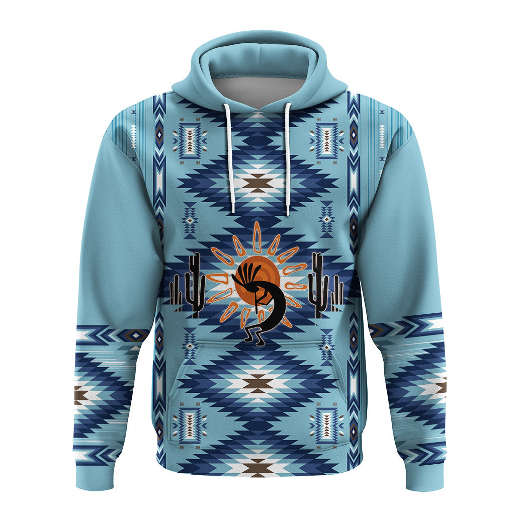 Native American Hoodie Kokopelli Mix Navajo Pattern - Wonder Print Shop