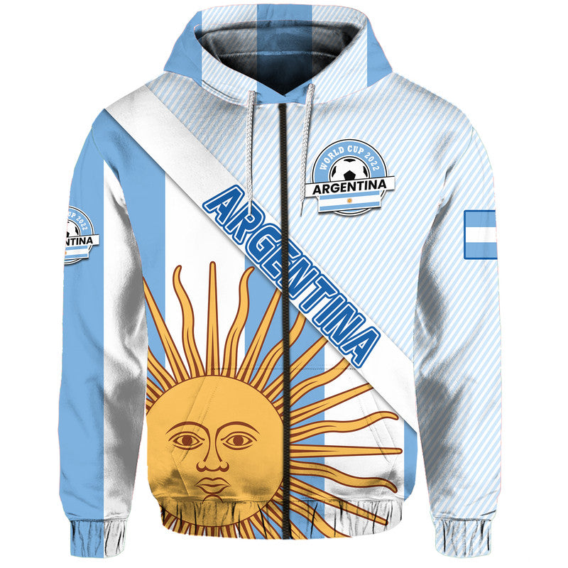 Argentina Sol de Mayo Football Hoodie - Wonder Print Shop