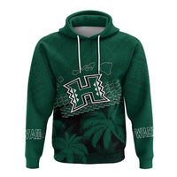 Custom Hawaii Rainbow Warriors Hoodie Laau Pama - Wonder Print Shop