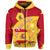 Custom Spain Football Champions Hoodie Spain Flag With Soccer Ball - Wonder Print Shop
