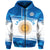 Argentina Sol de Mayo La Albiceleste Flag Style Hoodie Blue - Wonder Print Shop