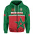 Morocco Football Geometric Halftone Pattern Zip Up And Pullover Hoodie - Wonder Print Shop