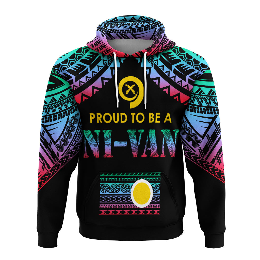 Vanuatu Proud To Be A Ni-Van - Polynesian Pattern Hoodie - Shefa Province - Wonder Print Shop