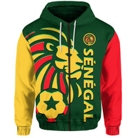 Senegal Football Lion of Teranga Hoodie - Wonder Print Shop