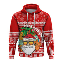 Hawaii Christmas Hoodie Mele Kalikimaka Tropical Santa - Wonder Print Shop