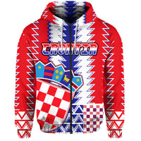 Custom Croatia Football Hoodie Sport Style - Wonder Print Shop