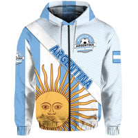 Custom Argentina Sol de Mayo Football Hoodie - Wonder Print Shop