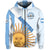 Custom Argentina Sol de Mayo Football Hoodie - Wonder Print Shop