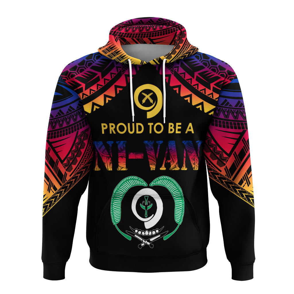Vanuatu Proud To Be A Ni-Van - Polynesian Pattern Hoodie - Torba Province - Wonder Print Shop