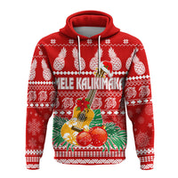 Hawaii Christmas Hoodie Mele Kalikimaka Ukulele - Wonder Print Shop