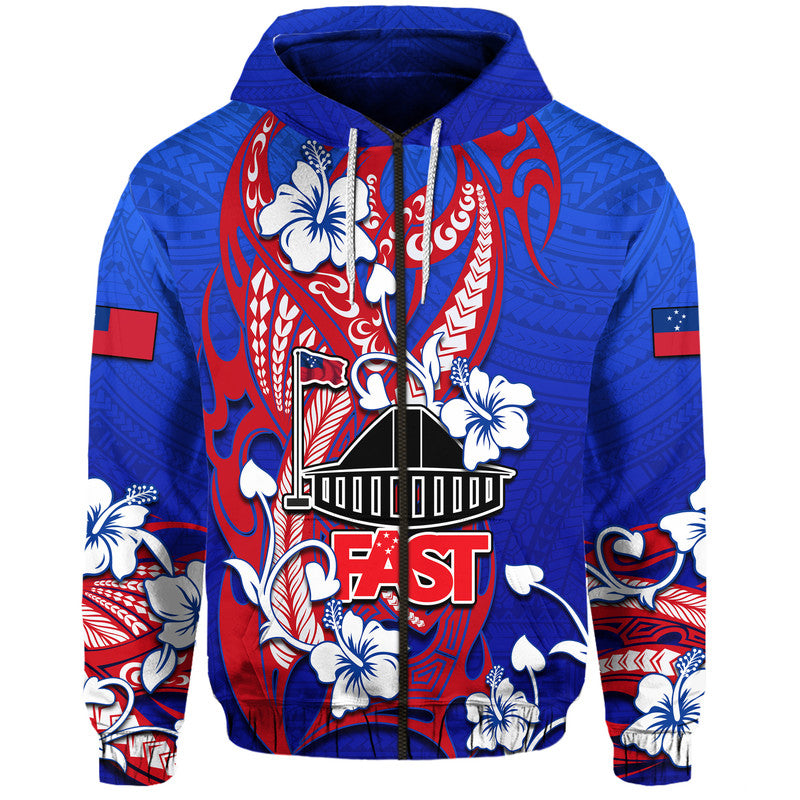 Special Samoa FAST Party Hoodie Tribal Samoan Hibiscus Design - Wonder Print Shop
