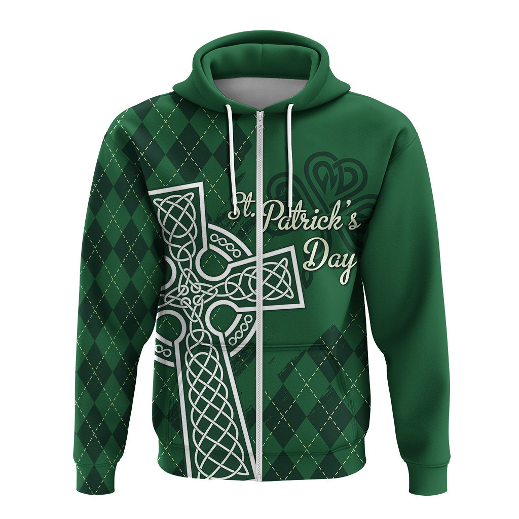Irish Hoodie St. Patrick Day Mix Celtic Cross - Wonder Print Shop