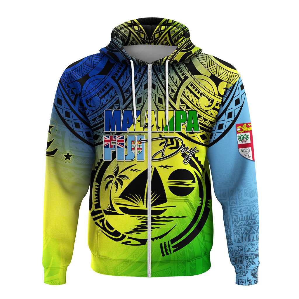 Malampa Fiji Day Hoodie Flags Mix Style - Wonder Print Shop