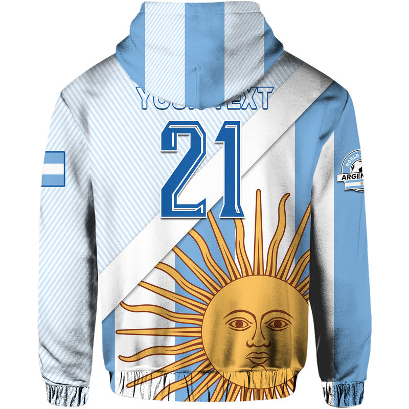 Custom Argentina Sol de Mayo Football Hoodie - Wonder Print Shop